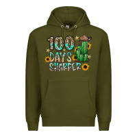 Army Green 100 days sharfer Premium Hoodie - SublimationCraftShop