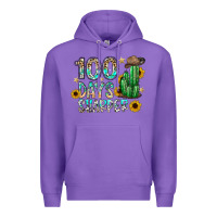 Purple 100 days sharfer Premium Hoodie - SublimationCraftShop