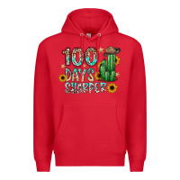 Red 100 days sharfer Premium Hoodie - SublimationCraftShop