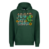 Sports Green 100 days sharfer Premium Hoodie - SublimationCraftShop