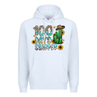 White 100 days sharfer Premium Hoodie - SublimationCraftShop