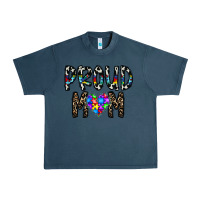 Midnight Navy proud mom Urban Heavy Tee - CowhideDigitalArt