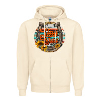 Stay Wild Horseshoe Zipper Hoodie | Teevron