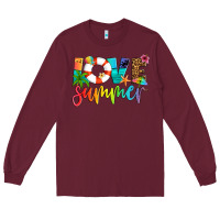 Burgundy love summer Long Sleeve Tee - Artiststas