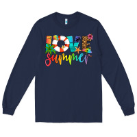 Navy love summer Long Sleeve Tee - Artiststas