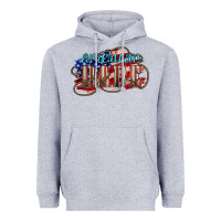 Heather Grey American babe Heavyweight Hoodie - NancyCooperArtShop