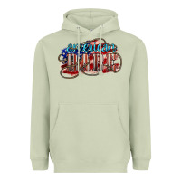Matcha American babe Heavyweight Hoodie - NancyCooperArtShop