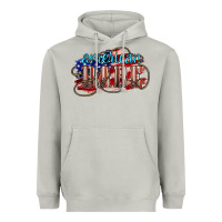 Moon Dust American babe Heavyweight Hoodie - NancyCooperArtShop