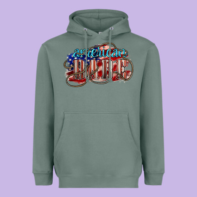 American Babe Heavyweight Hoodie Designed By Nancycooperartshop