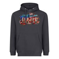 Smoke American babe Heavyweight Hoodie - NancyCooperArtShop