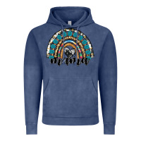 Vintage Denim western mama rainbow Vintage Hoodie - RanaPortraitStore
