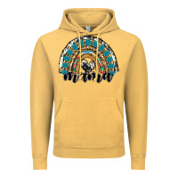 Vintage Mustard western mama rainbow Vintage Hoodie - RanaPortraitStore
