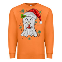 Carrot merry christmas ghost Premium Sweatshirt - MaliasSmallBusiness