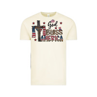 Vintage Arctic god bless america Vintage Tee - CowhideDigitalArt