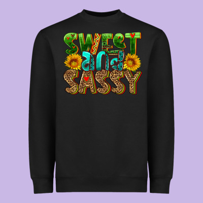 Sweet And Sassy Heavyweight Sweatshirt Designed By Hra Design Shop