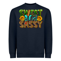 Navy sweet and sassy Heavyweight Sweatshirt - HRA Design Shop