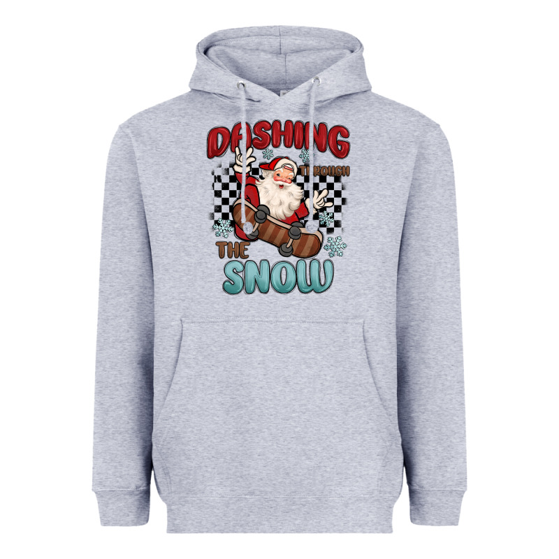 Dashing Through The Snow Heavyweight Hoodie by MaliasSmallBusiness | Teevron
