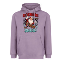 Lavender dashing through the snow Heavyweight Hoodie - MaliasSmallBusiness