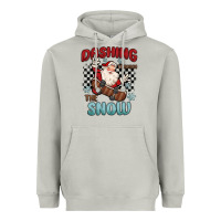 Moon Dust dashing through the snow Heavyweight Hoodie - MaliasSmallBusiness