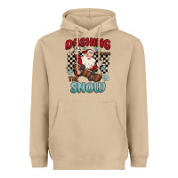 Mushroom dashing through the snow Heavyweight Hoodie - MaliasSmallBusiness