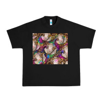 Black merino ram tie dye tumbler Urban Heavy Tee - BarkalooDesign