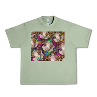 Oil Green merino ram tie dye tumbler Urban Heavy Tee - BarkalooDesign