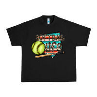 Black softball life Urban Heavy Tee - CowhideDigitalArt