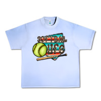 Grape Ice softball life Urban Heavy Tee - CowhideDigitalArt
