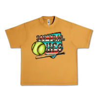 Peanut Butter softball life Urban Heavy Tee - CowhideDigitalArt