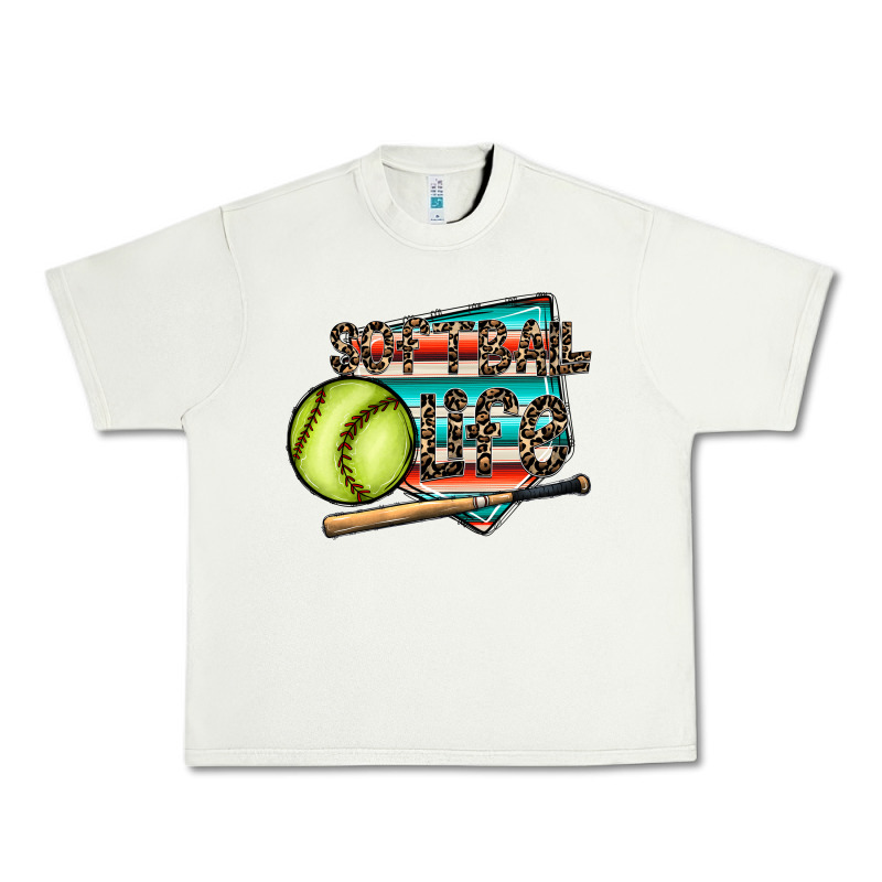 Softball Life Urban Heavy Tee by CowhideDigitalArt | Teevron