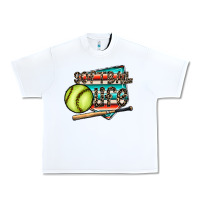 White softball life Urban Heavy Tee - CowhideDigitalArt