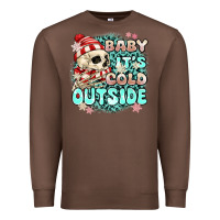 Chestnut baby its cold outside skeleton Premium Sweatshirt - MaliasSmallBusiness