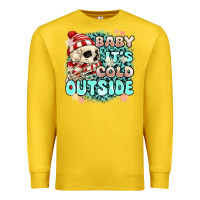 Lemon baby its cold outside skeleton Premium Sweatshirt - MaliasSmallBusiness
