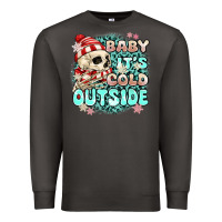 Smoke baby its cold outside skeleton Premium Sweatshirt - MaliasSmallBusiness