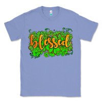 Colony Blue blessed with  shamrocks Classic Tee - AdoDesignShop