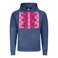 Vintage Denim Breast Cancer Brushstrokes Vintage Hoodie - texasbilliewilder