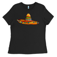 Black sombrero Ladies Tee - AdoDesignShop