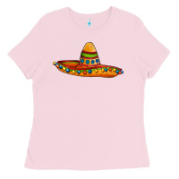 Bubblegum Pink sombrero Ladies Tee - AdoDesignShop
