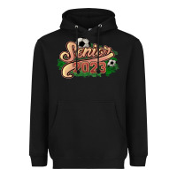 Black senior 2023 soccer Heavyweight Hoodie - NancyCooperArtShop