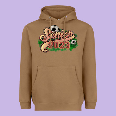 Senior 2023 Soccer Heavyweight Hoodie Designed By Nancycooperartshop