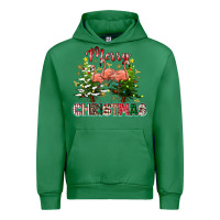 Emerald Merry Christmas flamingo Urban Hoodie - texasbilliewilder