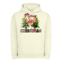 Pigment Pistachio Merry Christmas flamingo Urban Hoodie - texasbilliewilder