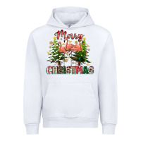 White Merry Christmas flamingo Urban Hoodie - texasbilliewilder