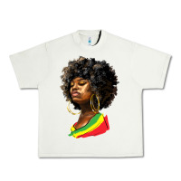 Pistachio juneteenth black women Urban Heavy Tee - HRA Design Shop