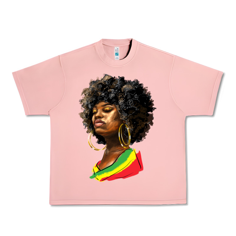 Juneteenth Black Women Urban Heavy Tee by HRA Design Shop | Teevron