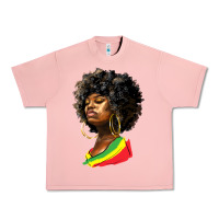 Salmon juneteenth black women Urban Heavy Tee - HRA Design Shop