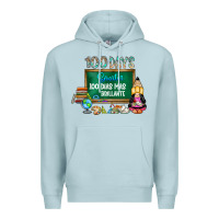 Blue Mist 100 days smarter 100 dias mas brillante Premium Hoodie - SublimationCraftShop