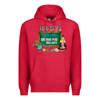Cardinal 100 days smarter 100 dias mas brillante Premium Hoodie - SublimationCraftShop