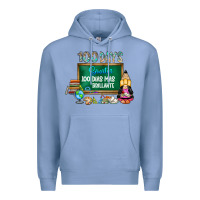 Colony Blue 100 days smarter 100 dias mas brillante Premium Hoodie - SublimationCraftShop