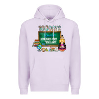 Lilac 100 days smarter 100 dias mas brillante Premium Hoodie - SublimationCraftShop
